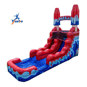 Nouveau toboggan aquatique gonflable en PVC commercial, toboggan aquatique gonflable géant pour enfants et adultes, <span class=keywords><strong>location</strong></span> de fête en plein air, ventes à bas prix - Product Image 1