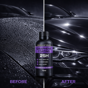 Revêtement en graphène GRAPHONEX 25H Protection hydrophobe, Haute brillance, Facile à appliquer (70ml) Fonction auto-cicatrisante - Product Image 3