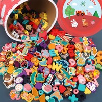 Wholesale Wooden Animals String Threading Beads Montessori Toddler Preschool Activities Lacing Toys