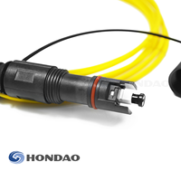Cable de Conexión de Fibra Óptica SC/APC para Exteriores FTTA, Cable de Conexión Preterminado FTTH para Redes de Telecomunicaciones