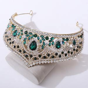 Luxe Klassieke Bruid Haar Bruiloft Hoofdtooien Crystal Strass Tiara Kronen Voor Of Zoete Optocht Verjaardag Prom Huwelijksfeesten - Product Image 2