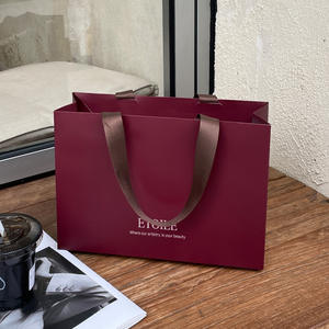 Magasin <span class=keywords><strong>de</strong></span> vêtements pour femmes écologique haut <span class=keywords><strong>de</strong></span> gamme emballage cadeau panneau ivoire sac en papier blanc Durable conception réutilisable pour Salon - Product Image 6