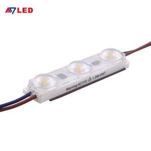 Módulo LED AC 110V 220V Blanco 6500K SMD 2835 1.5W 3 LEDs con Lente Clasificación IP67 para Letreros Publicitarios y Carteles - Product Image 2