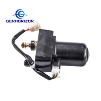 Conjunto de Motor de Limpiaparabrisas Genhorizon con Conector Eléctrico de Cuatro Pines y Giro de 95 Grados para Parabrisas de Cabina, Repuesto Universal para Cargadoras de Ruedas