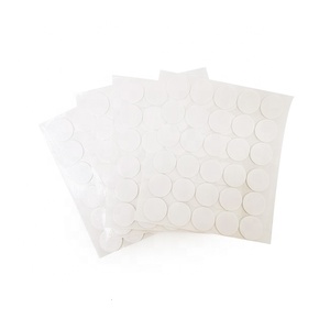 WS02 Stiker Sumbu Lilin Portabel, Tempelan Titik Bulat Dua Sisi Putih - Product Image 2