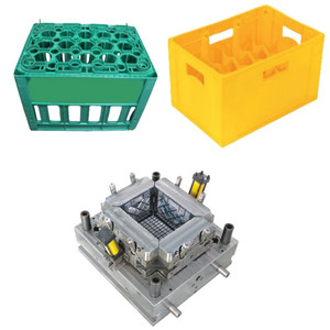 Moule de caisse de stockage domestique en plastique moule de conteneur de fruits et légumes fabricant de moule Huangyan compétitif caisse empilable en gros - Product Image 5