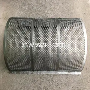 Acero perforado de acero inoxidable filtro tamiz perforado tubo