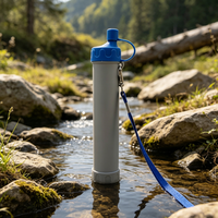 Système de filtration d'eau portable ZEYUAN A15, purificateur d'eau personnel en ABS, filtration directe, filtre extérieur, camping, randonnée, survie