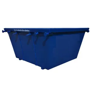 Customized Industrial Heavy Duty Australia Style Outdoor Open Top Waste Management Recycling Steel Stackable chain lift bins