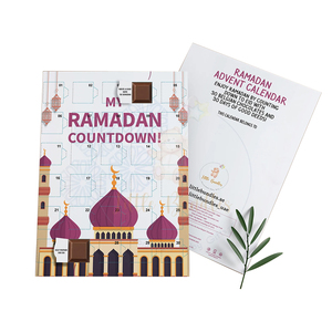 <span class=keywords><strong>Calendrier</strong></span> <span class=keywords><strong>de</strong></span> <span class=keywords><strong>l</strong></span>'<span class=keywords><strong>Avent</strong></span> Chocolat Personnalisé Ramadan, Boîte Cadeau Chocolat 30 Jours avec Plateau en Plastique - Product Image 5