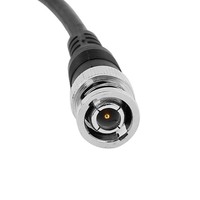 Câble d'extension BNC vers BNC mâle Q9 de 2 m (6,5 pi), connecteur de câble vidéo CCTV BNC de 1 m, ligne de raccordement BNC terminée