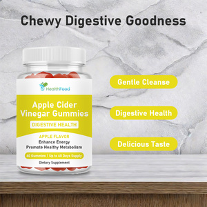 Customized Packaging Vitamin B12 Apple Cider Vinegar Gummies Fat Burning Healthcare <b>Supplement</b> Support Digestive Immune - Product Image 5