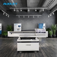 Printer UV Hybrid Ukuran Kecil Printer Flatbed UV Printer Roll UV Pencetakan pada Logam Kayu Kaca