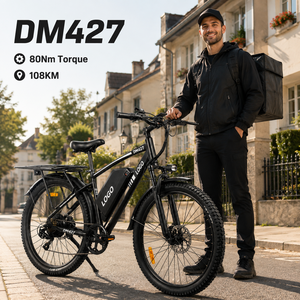 Vélo de montagne électrique 27,5 pouces, autonomie 108 km, moteur haute vitesse, E-MTB cargo pour livreur, vente en gros usine - Product Image 1