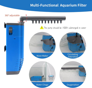 Filtro Multifunzionale per Acquario con Collo <span class=keywords><strong>d</strong></span>'Oca e Barra Spray, Pulitore per <span class=keywords><strong>Tartarughe</strong></span>, Pompa di Circolazione a Cascata per <span class=keywords><strong>Habitat</strong></span> di Rettili - Product Image 3