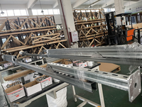 Structure de montage au sol solaire en acier Zn-Al-Mg, haute résistance à la corrosion, système de montage au sol photovoltaïque avec revêtement ZAM