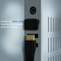 CableCreation Lot de 2 adaptateurs coudés HDMI mâle vers femelle 4K avec angles de 90 et 270 degrés pour ordinateur portable et PC