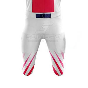 Cómodo uniforme de fútbol americano de secado rápido en diferentes estilos y colores lisos Diseño transpirable de talla grande - Product Image 4