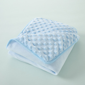 Coperta per neonato coperta per neonato in morbido pile a pois coperta per biancheria da letto solida invernale Set trapunta biancheria da letto per neonato Swaddle <span class=keywords><strong>Wrap</strong></span> - Product Image 2