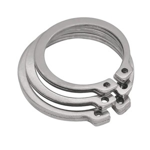 10 unidades de anillos de retención tipo E de acero inoxidable 304, chapados en zinc negro, M1.2 M1.5 M2 M2.5 M3 M3.5 M4 M5 - Product Image 3