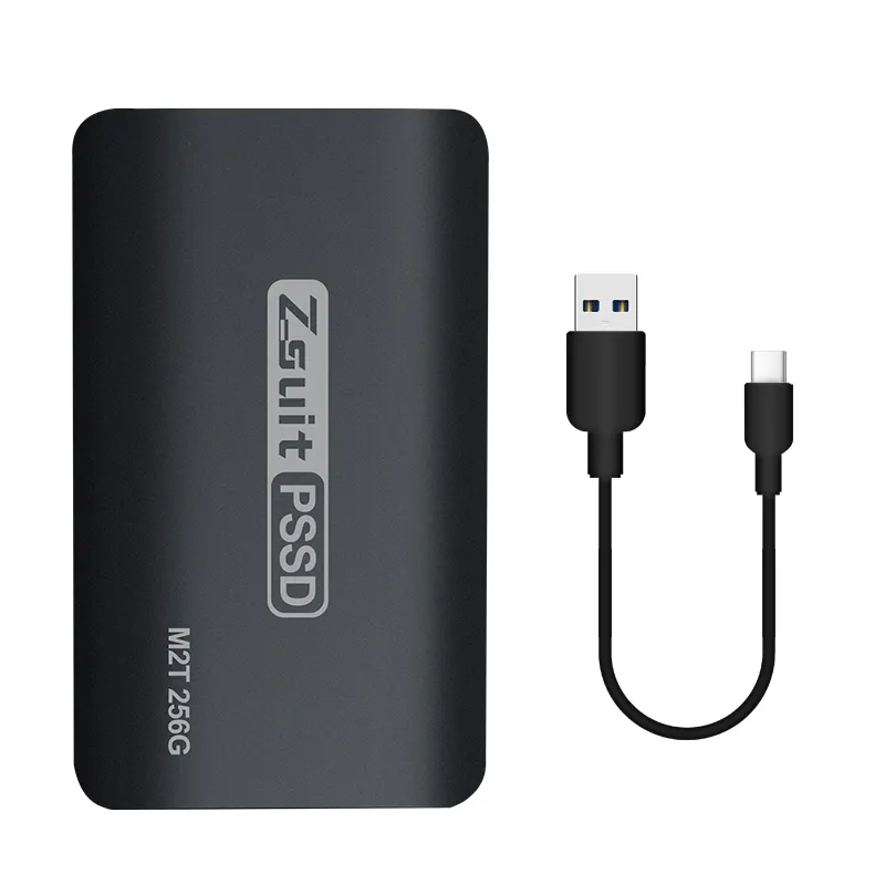 Z-SUIT Nouveau Portable SSD Type-C USB3.1 128GB 256GB 512GB 1TB Disques durs Externe SSD Solid State Disk Drive