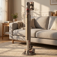 Aspiration puissante, fonctionne parfaitement, aspirateur avec station de collecte de poussière, conception à double usage, répond aux besoins de nettoyage domestique quotidien