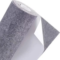 Feutre non tissé en polyester avec dos adhésif, tapis anti-rayures pour coffre de voiture et pièces automobiles