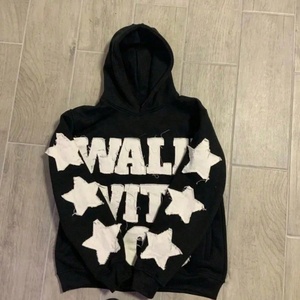 Sudadera con Capucha Personalizada para Hombre, Estilo Urbano, Hombros Caídos, Corte Cuadrado, con Parche Bordado de Letras 3D, Estampado, de Invierno, Gruesa, 450 g/m² - Product Image 2