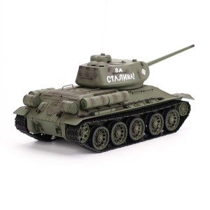HengLong 3909-1 1/16 Char soviétique <span class=keywords><strong>T34</strong></span>-85 RC RTR 7.0 TK7.0 2.4GHz avec fumée, son, tir de billes de 6mm, combat IR, 7.4V 1800mAh - Product Image 2
