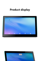 Affichage numérique interactif tactile de bureau en forme de L de 14 pouces, tablette Android avec PoE NFC RFID