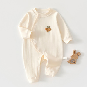 Ropa de Bebé Recién Nacido, Mono de Algodón Puro, Manga Larga, Tejido de Punto, Unisex, Talla 66/48 - Product Image 1