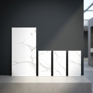 Azulejos de porcelana cerámica de alto brillo Nero Marquina 800x1600mm con diseño de mármol negro para pisos de proyectos de lujo - Product Image 6