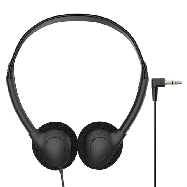 Low MOQ Wired Headphones Telephone Headsets  Airline Disposable Earbud  for PC Laptop and Mobile Phone