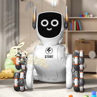 Voiture RC intelligente à huit roues télécommandée pour enfants Nouveaux jouets à double contrôle pour animaux de compagnie Programmation électronique pour chiens