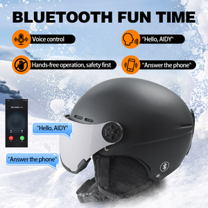 Casque de sports de neige avec haut-parleurs bluetooth casque de ski intelligent avec bluetooth Casco de nieve inteligente con Bluetooth Factory - Product Image 3