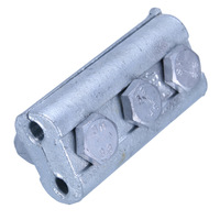 En stock, vente en gros : Serres-câbles à rainures parallèles JBB-123 pour câbles en acier, galvanisés à chaud, pour la mise à la terre des lignes électriques