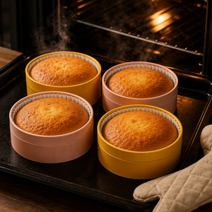 Emballage cylindrique en carton kraft biodégradable résistant au four, pour gâteaux, cheesecakes, desserts, tube en papier de qualité alimentaire - Product Image 3