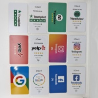 Tarjeta de visita de metal NFC personalizada Código QR digital Tarjeta grabada tarjeta con chip NFC con logotipo