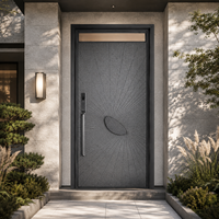 Portail de jardin moderne en aluminium gravé CNC, panneau métallique personnalisé gravé, entrée piétonne pour villa, cour et projets résidentiels