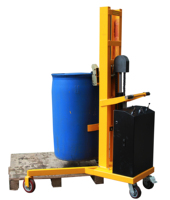 Chariot élévateur manuel DT350 pour fûts d'huile, capacité 350 kg, pour fûts de 55 L, diamètre max. 571,5 mm