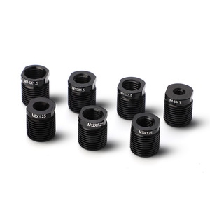 Adaptador de Palanca de Cambios para Auto, Conector de Aleación de Aluminio M6x1 M8x1.25 M10x1.25 M12x1.25 M14x1.5, Conectores Universales Negros para Automóvil - Product Image 1