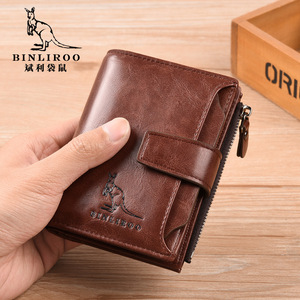 Cartera abierta unisex larga de Pu para múltiples tarjetas, diseño impermeable antirrobo Vertical con función transfronteriza para licencia de conducir - Product Image 1