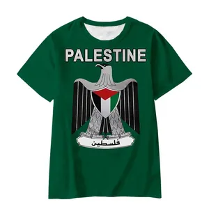 Palestinian Clothes Palestine Green T Shirt Palestina Men Tshirt Heavyweight T-Shirt