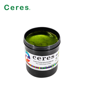 Mực bảo mật Ceres Yellow <span class=keywords><strong>Green</strong></span> to <span class=keywords><strong>Blue</strong></span> YY21, mực biến đổi quang học dùng cho tài liệu bảo mật - Product Image 2