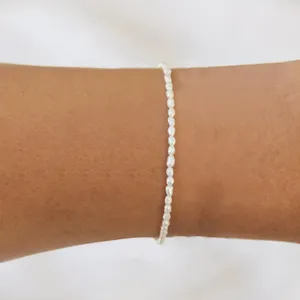 Pulsera de Perlas de Imitación EManco <span class=keywords><strong>Fashion</strong></span>, Perla Ovalada, Acero Inoxidable, Regalos Clásicos para Mujer, Directo de Fábrica - Product Image 3