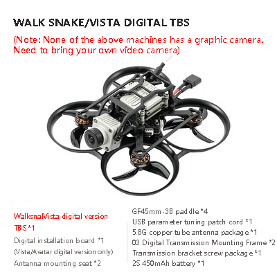 Walksnail/Vista TBSCrossfire (ไม่รวมกล้อง VTX)