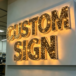 Insegna Luminosa LED 3D Personalizzata con Lettere <span class=keywords><strong>a</strong></span> Stella per Negozio di Ottica - Product Image 3