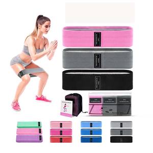 أربطة مقاومة للتمارين الرياضية، أربطة تمارين قماشية للساقين والأرداف، أربطة تمارين للنساء والرجال، أربطة تقوية الأرداف - Product Image 5