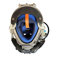Casque de plongée commercial - Acier inoxydable 316 avec régulateur équilibré 455, certifié CE pour les opérations à alimentation de surface