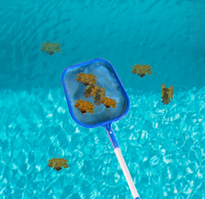 Swimming Pool Leaf <b>Net</b> for Deep Water Cleaning Durable Thickened Mesh for Skimming Leaves and Debris - Product Image 3